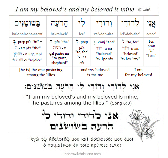 Being the Beloved... Hebrew Lesson